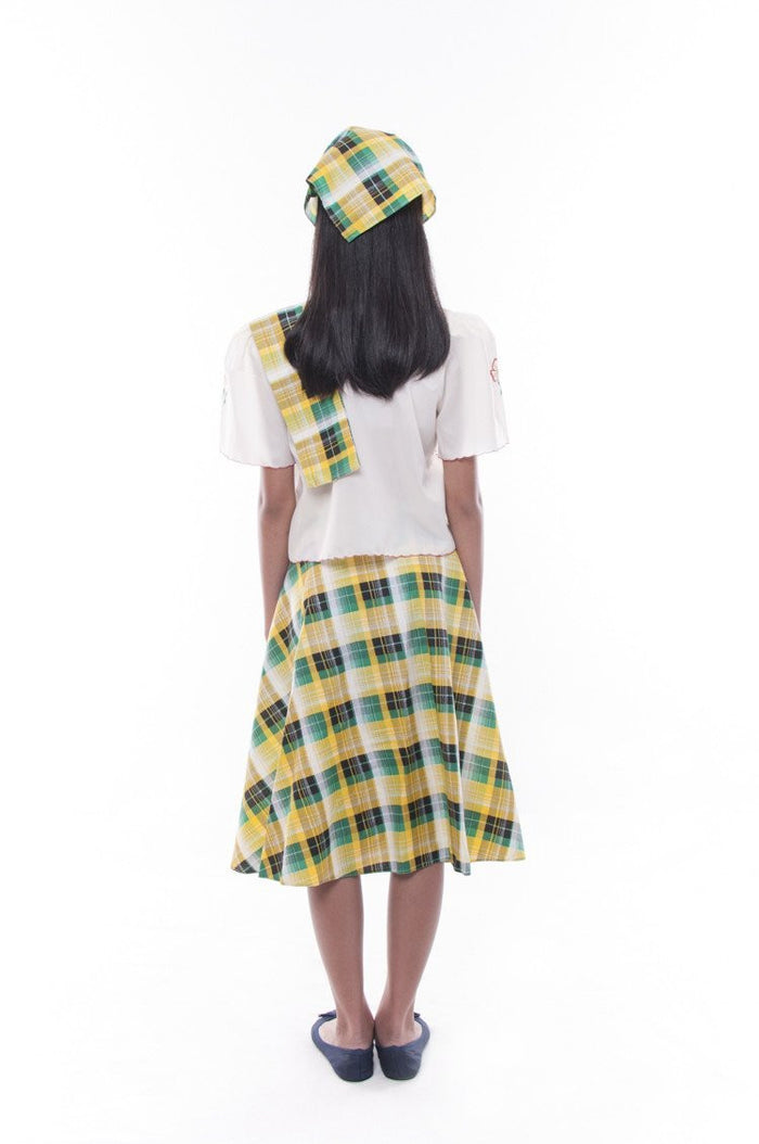 BARONG WAREHOUSE - GS06 - MADE-TO-ORDER - Girls' Baro't Saya Plaid Set 002