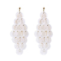 Handcrafted Cascading Capiz Shell Chandelier Earrings