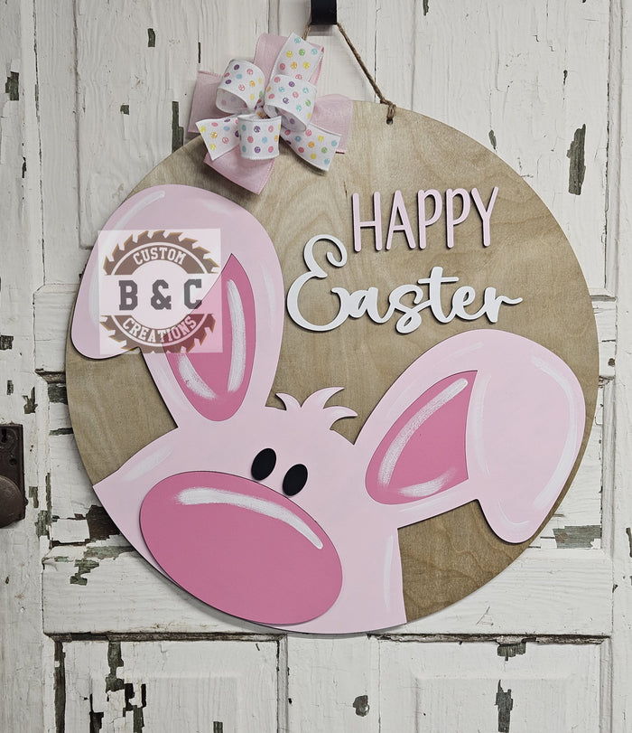 Happy Easter Bunny Face