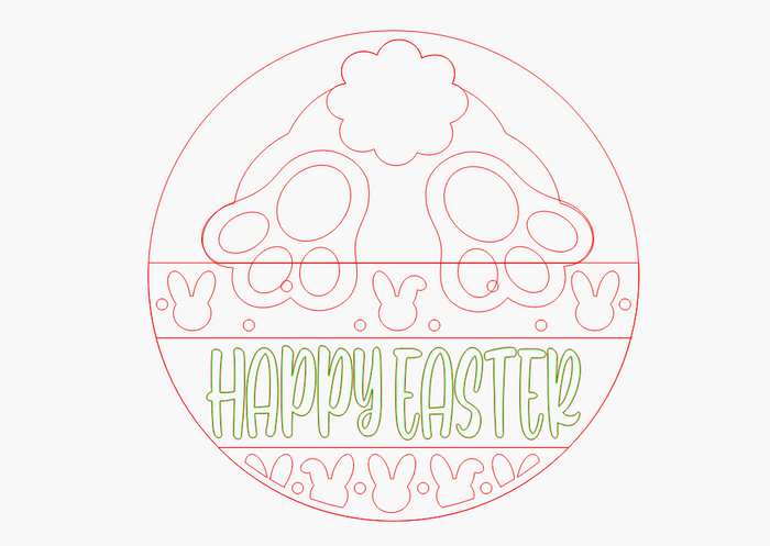 Happy Easter Bunny Tail 2