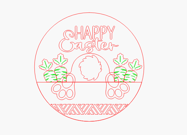 Happy Easter Bunny Tail