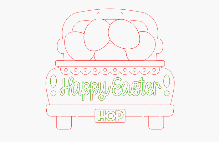 Happy Easter Truck