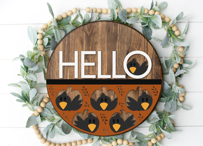 Hello Pumpkin Crows