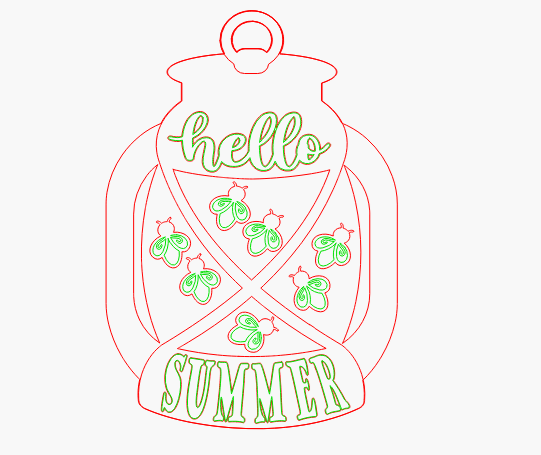 Hello Summer Lantern