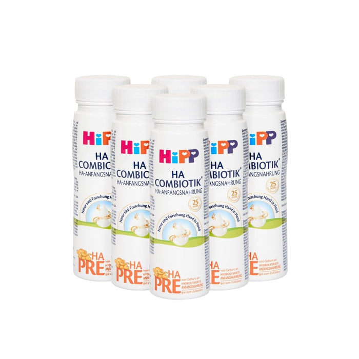 HiPP German HA Stage PRE Ready to Feed From Birth (200mlx6) - Formuland