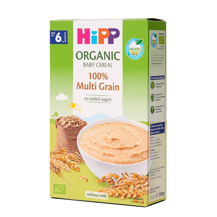 HiPP Organic 100% Multi Grain Cereal from 6 months (200g) - Formuland