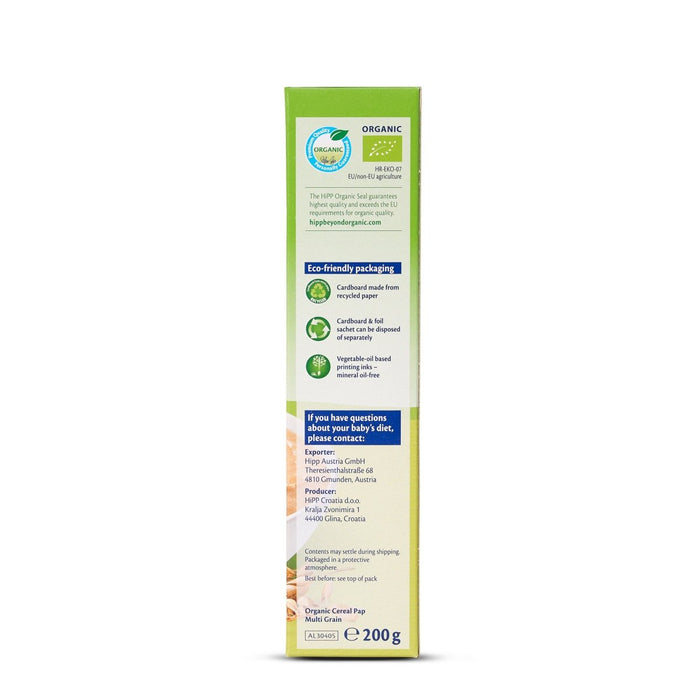 HiPP Organic 100% Multi Grain Cereal from 6 months (200g) - Formuland