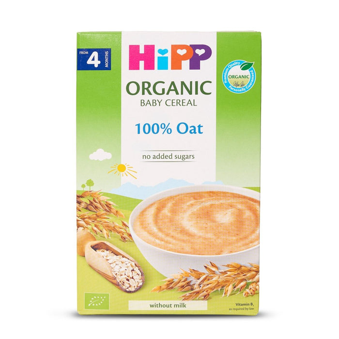 HiPP Organic 100% Oat Cereal from 4 months (200g) - Formuland