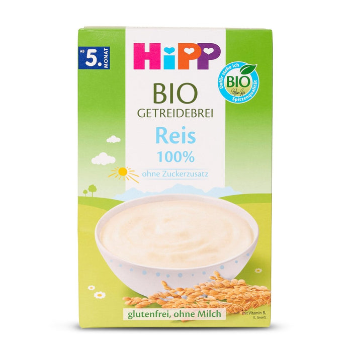 HiPP Organic 100% Rice Cereal from 5 months (German) (200g) - Formuland