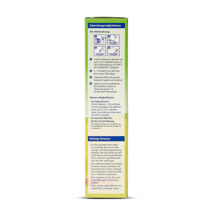 HiPP Organic 100% Rice Cereal from 5 months (German) (200g) - Formuland