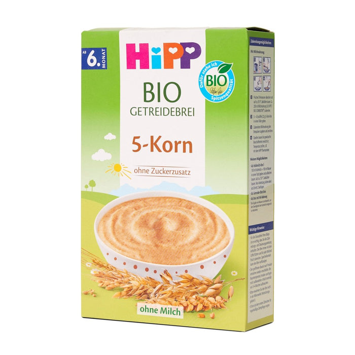 HiPP Organic 5 - Grain Cereal 6 Months (200g) - Formuland