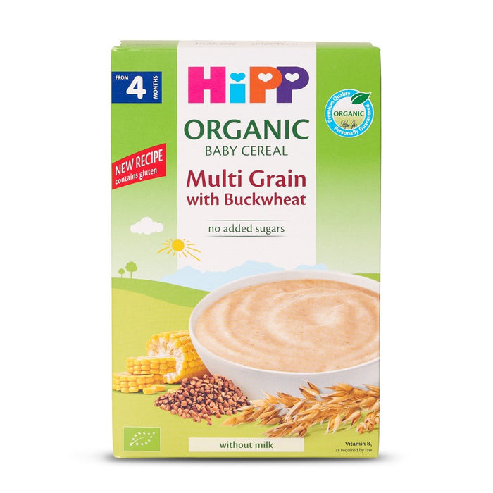 HiPP Organic Multi Grain with Buckwheat Cereal from 4 months (200g) - Formuland