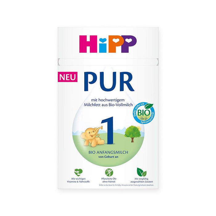 HiPP PUR Stage 1 Organic Infant Formula from Birth – 500g - Formuland