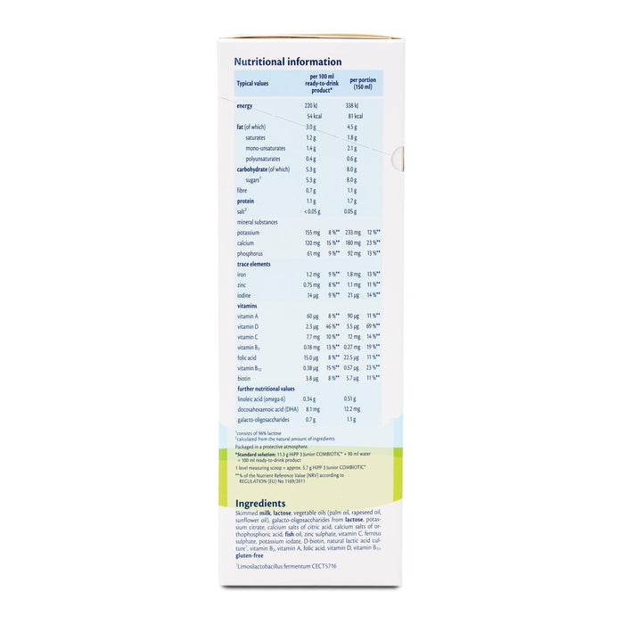 HiPP Stage 3 Junior Organic COMBIOTIC Growing - Up Milk (500g) – International (LT Packaging) - Formuland