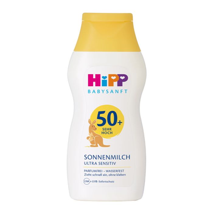 HiPP Sun Protection Lotion SPF50+ | Ultra Sensitive | Suitable from Birth | 200ml - Formuland