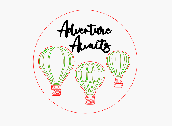 Hot Air Balloons Round