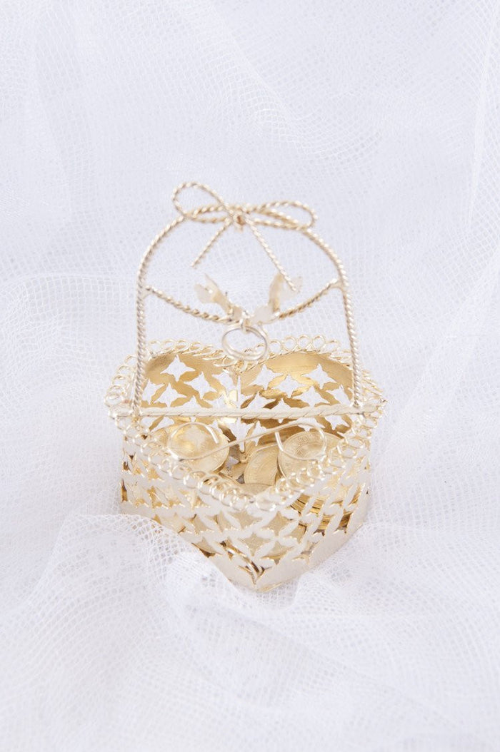 BARONG WAREHOUSE - ICN2 - Wedding Unity Coins Gold Bow