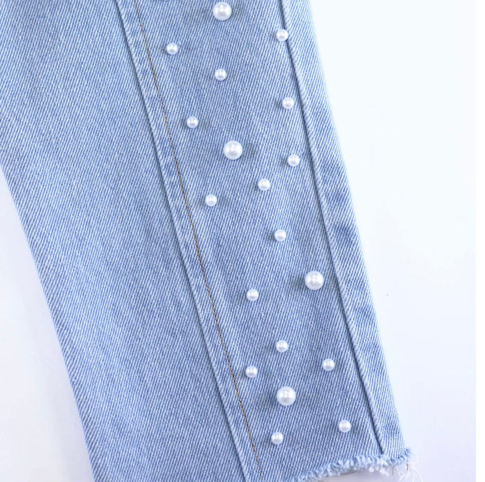 Maddie Girl - Pearl Denim Pants