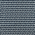 Indigo Ikat Print  Cotton Stretch Sateen