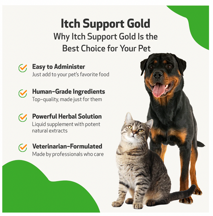 Itch Support Gold - for Allergy-Related Itch in Dogs 2oz