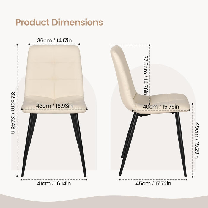Joolihome Extendable Dining Table and 4 or 6 Chairs Set