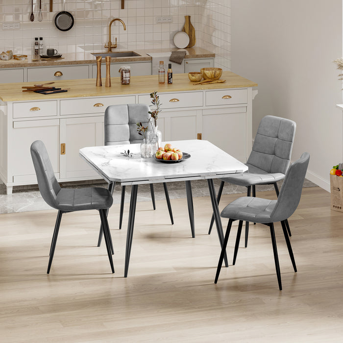 Joolihome Extendable Folding Dining Table and Chairs Set