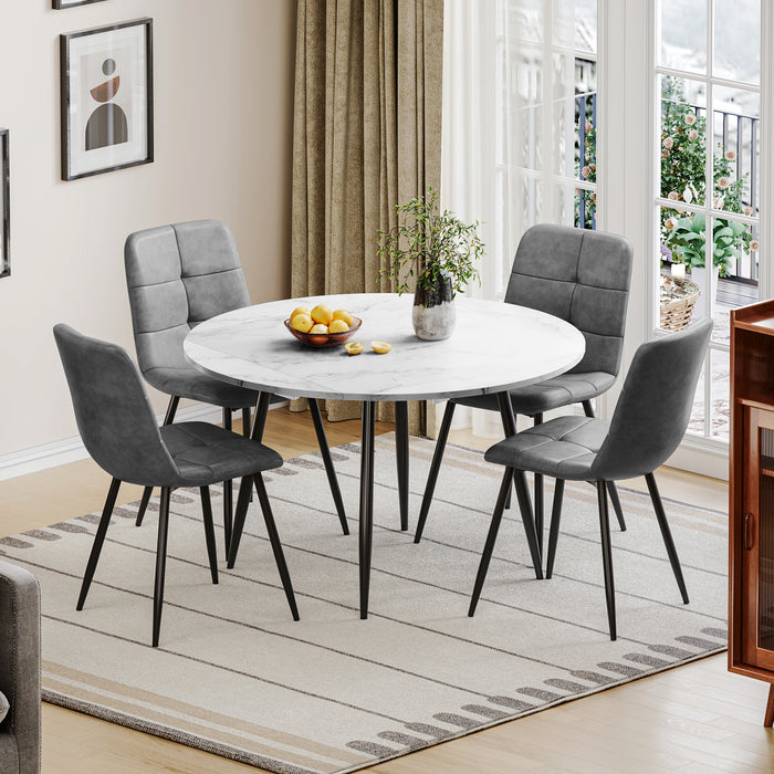 Joolihome Extendable Folding Dining Table and Chairs Set
