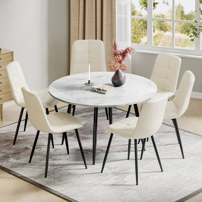 Joolihome Extendable Folding Dining Table and Chairs Set