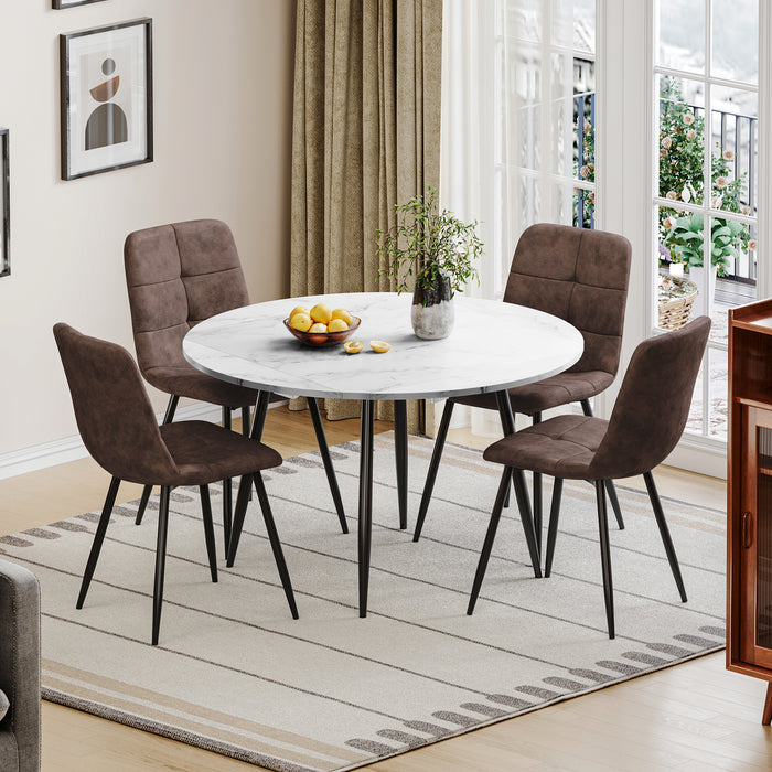 Joolihome Extendable Folding Dining Table and Chairs Set