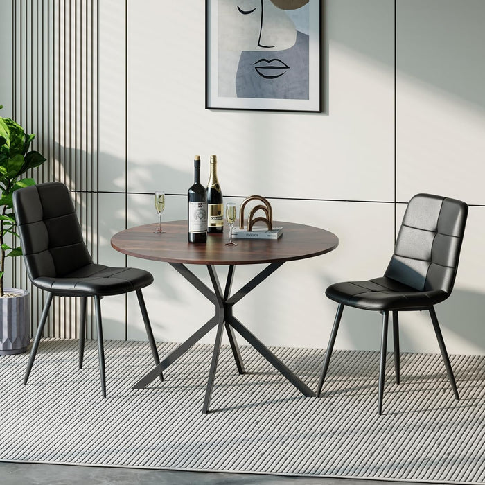 Joolihome Folding Round Dining Table and 2 or 4 Chairs Set