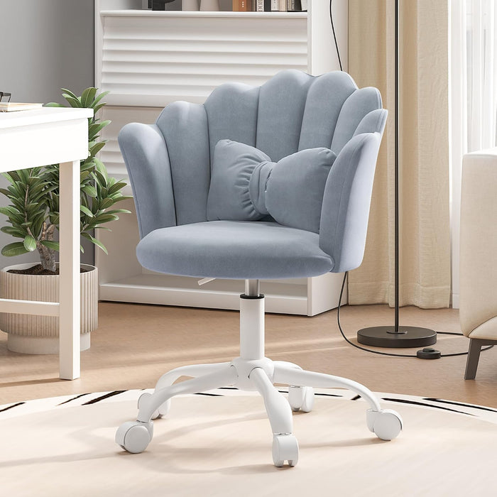 Grey Velvet with Cushion