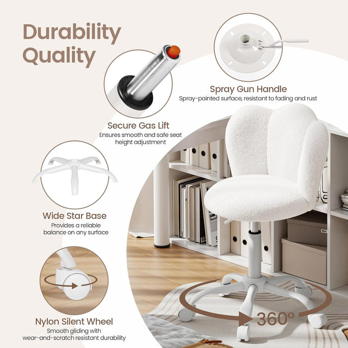 Joolihome Height Adjustable Swivel Vanity Chair