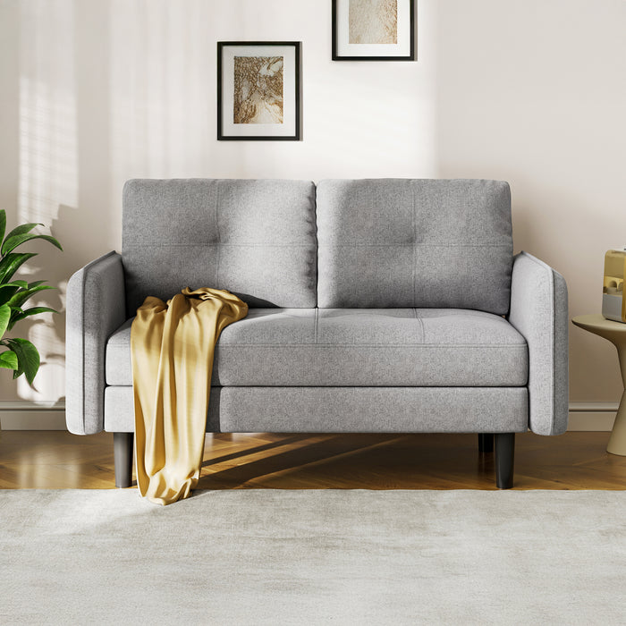 Joolihome Modern 2 Seater Sofa Linen