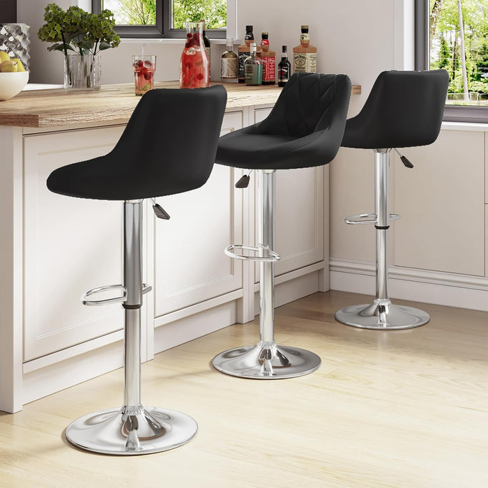 Joolihome Modern Ergonomical Bar Stool Set of 2