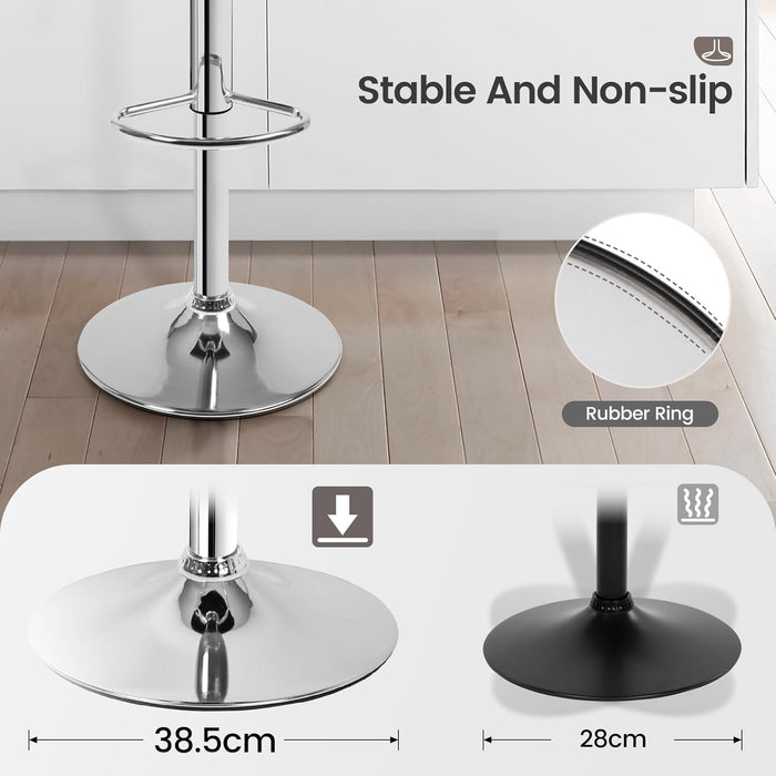Joolihome Modern Ergonomical Bar Stool Set of 2