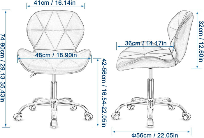 Joolihome Modern Swivel Office Chair Labm Wool