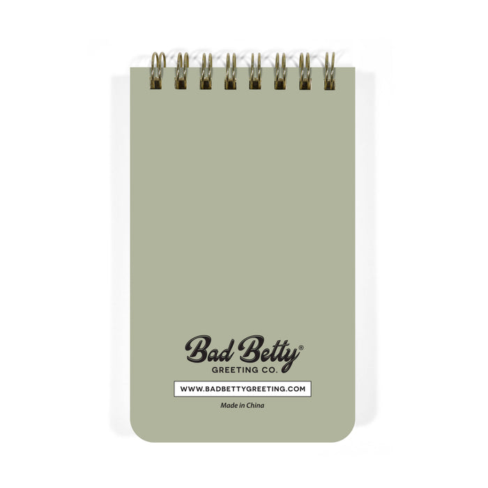 Jumping to Conclusion - Funny 3x5 Spiral Memo Notepad