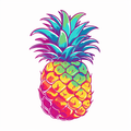 Just A Colorful Pineapple Paint by Numbers Kit