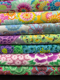 Kaffe Fassett: Custom Curated Bundle #300 - Grey/Greens (7 Fabrics)