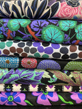 Kaffe Fassett: Custom Curated Bundle #305 - Contrast Purples  (7 Fabrics)