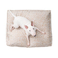 KIN Bed Rectangle - Beige Scribbles