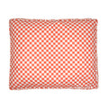 KIN Bed Rectangle - Terracotta Checkers