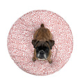KIN Bed Round - Terracotta Scribbles
