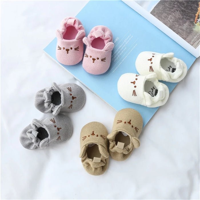 Knitted Wool Baby Shoes for Boys and Girls (Toddler)