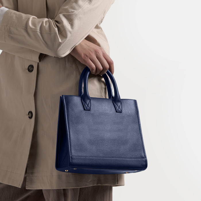 Kress Mini Top Handle Bag Navy Blue