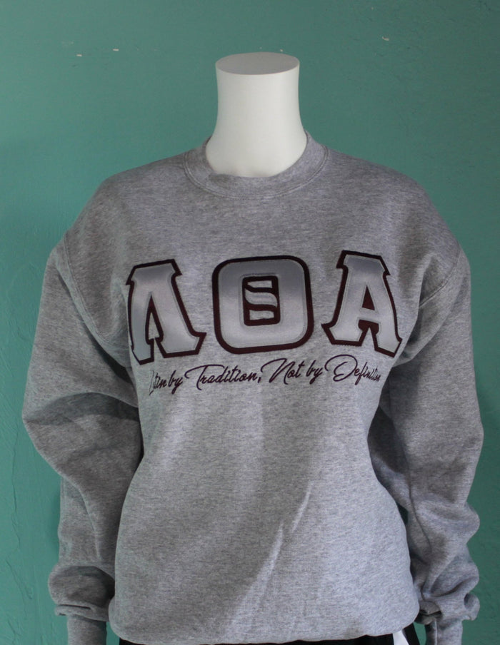 Lambda Theta Alpha Latin By Tradition Crewneck