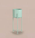 Large mint pot on stand