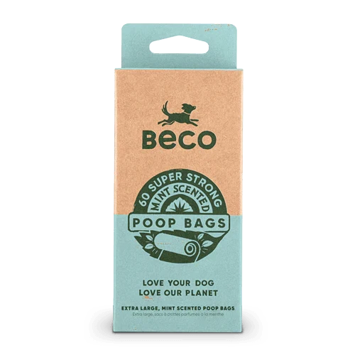 Large Poop Bags | Mint Scented | 60