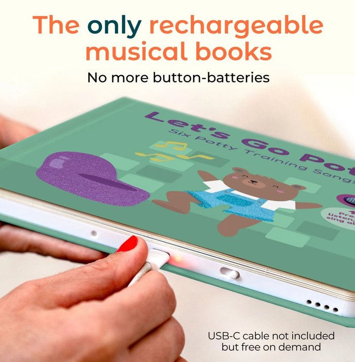 Let's Go Potty Rechargeable Book