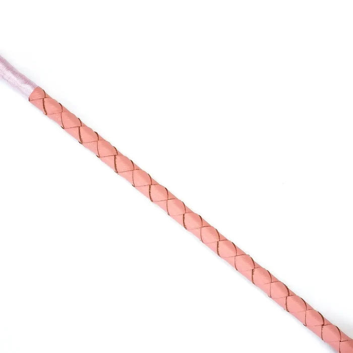 Pink Dream Collection Leather Heart-Shaped Riding Crop - Flogger